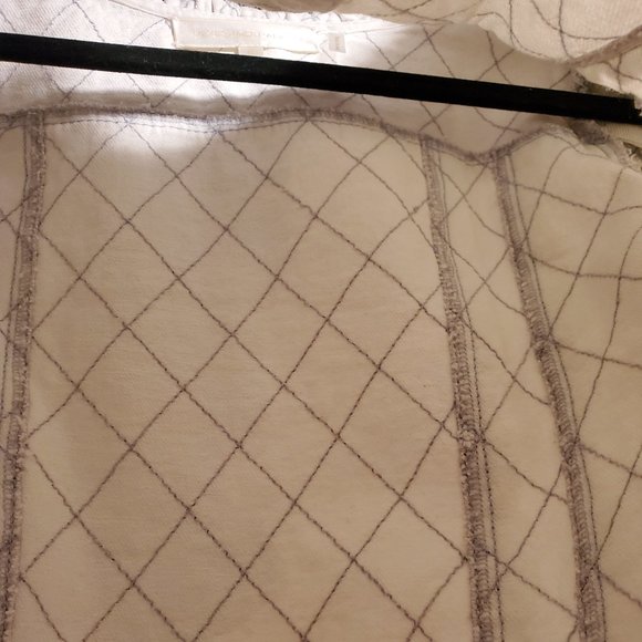 LoveShackFancy Elmont Denim Jacket Small/Medium - Picture 7 of 14